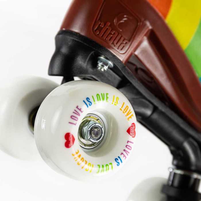 CHAYA Melrose Elite Love is Love Quad Roller Skates - Blue CHAYA Melrose Elite Love is Love Quad Patinia - Ble